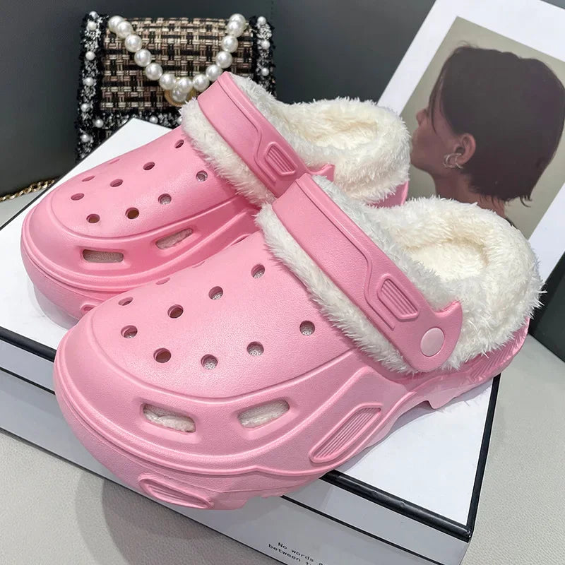 Women's Slippers Plush Cotton Soft Non-Slip