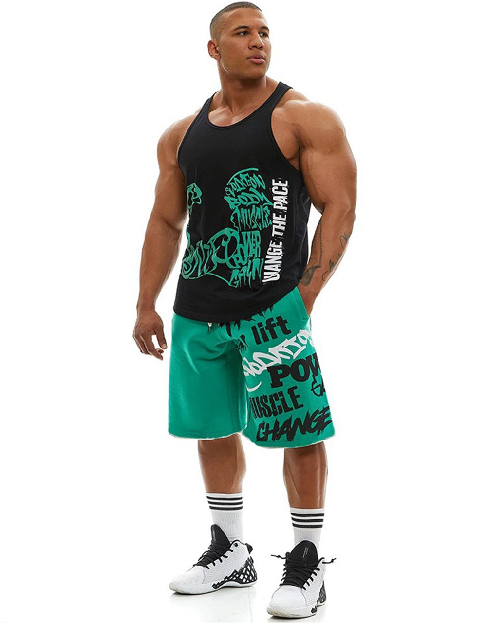 Mens Cotton Knee Length Casual Shorts