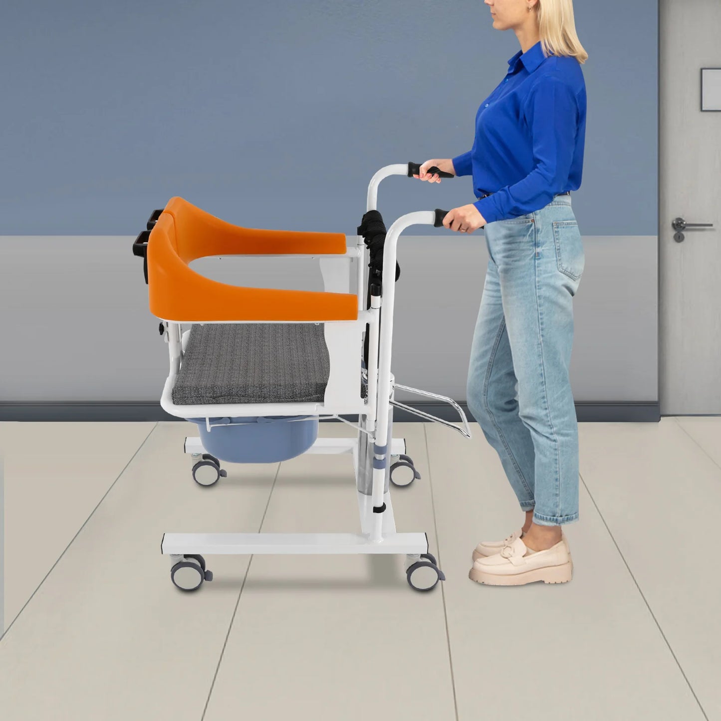 180° Hydraulic Patient Lift Transfer Chair