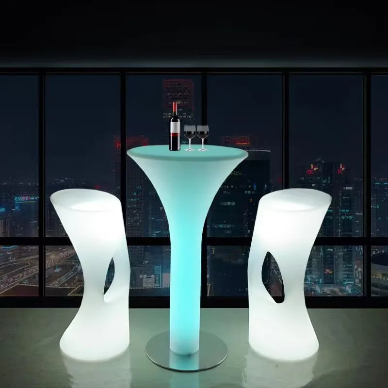 16 Colors LED Light-Emitting Bar Stools