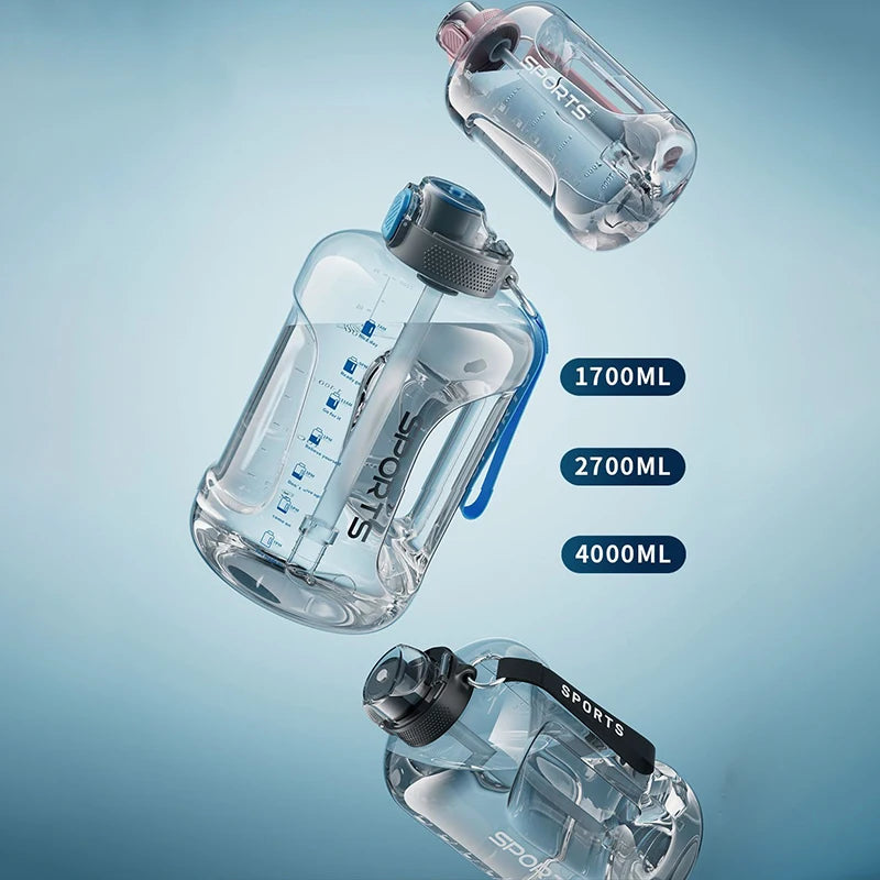 1700ML/2500ML/3800ML Fitness Drinking Bottle Large Capacity