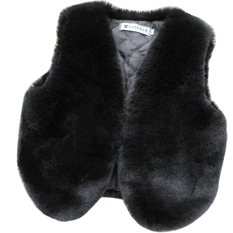 Faux Fur Vest Outerwear