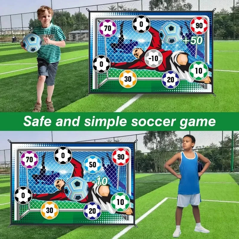 Soccer Game Mat Set Outdoor Indoor Soccer Training