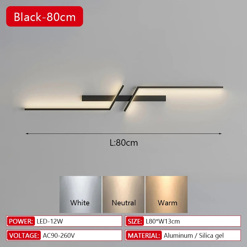 Modern Long Strip Wall Sconces