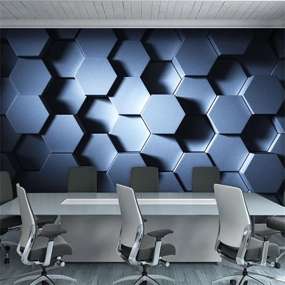 Customized 3D Geometric Wallpaper