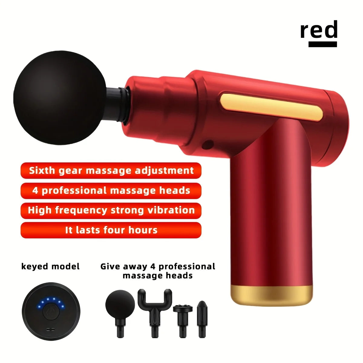 TYPE-C Electric Massager with 6 Adjustable Levels