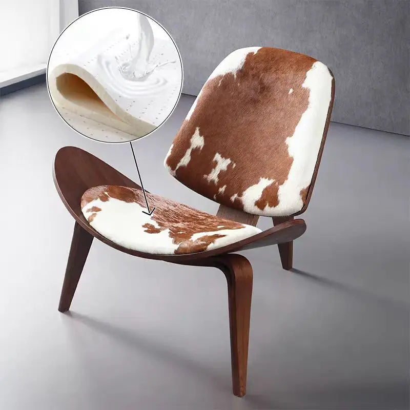 Nordic High-End Light Luxury Solid Wood Leisure Chair