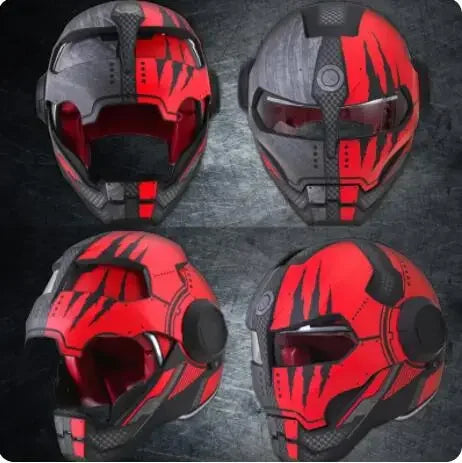 Iron Man Retro Full-face Helmet