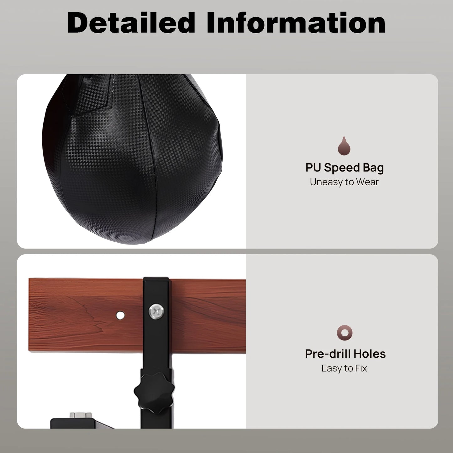 Heavy Duty Wall Mounted Speed Bag