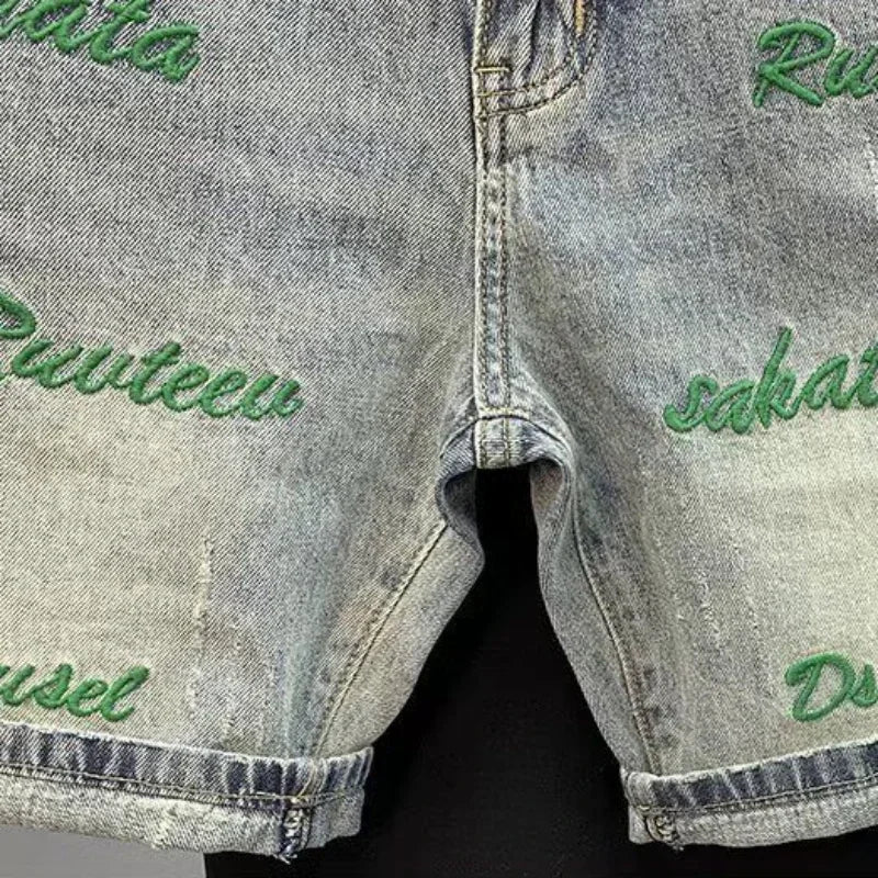 Denim Shorts Slim Vintage Original Blue