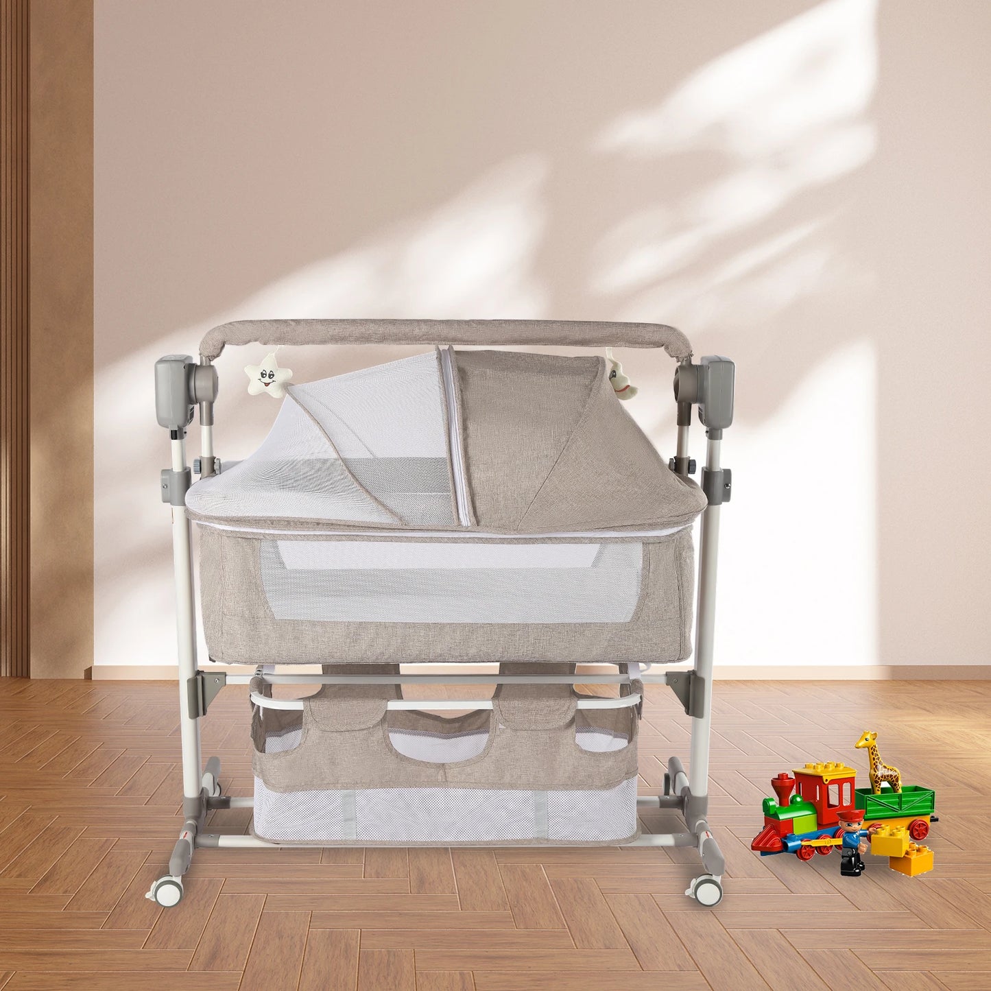 Portable Baby Bed Height Adjustable Bedside Sleeper