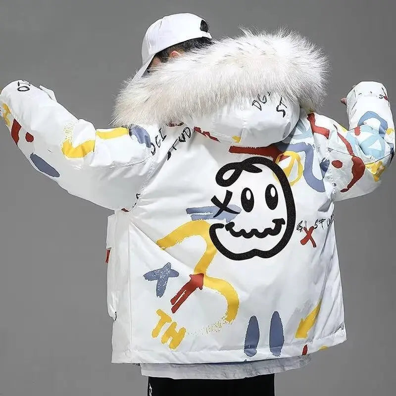 Men's Down Jacket Winter Short Style Outerwear