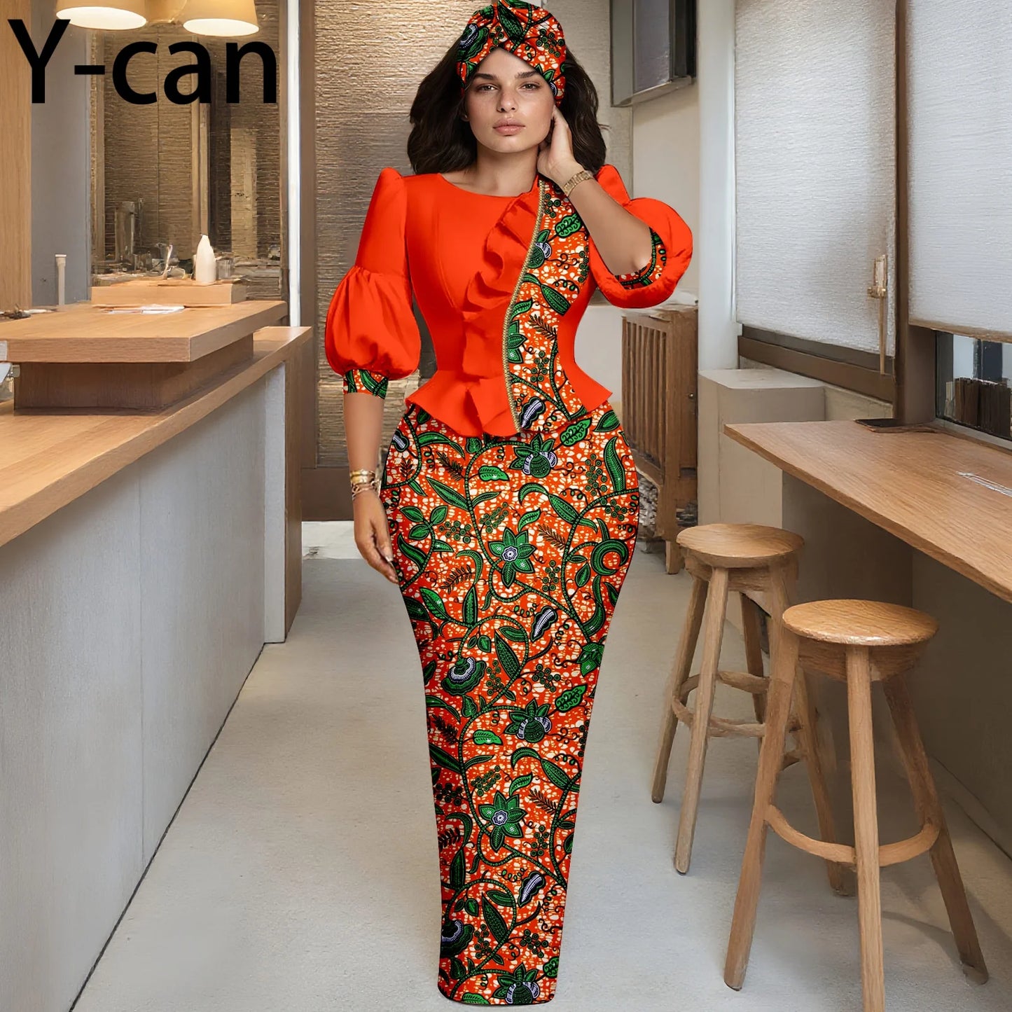 African Women Skirt Set