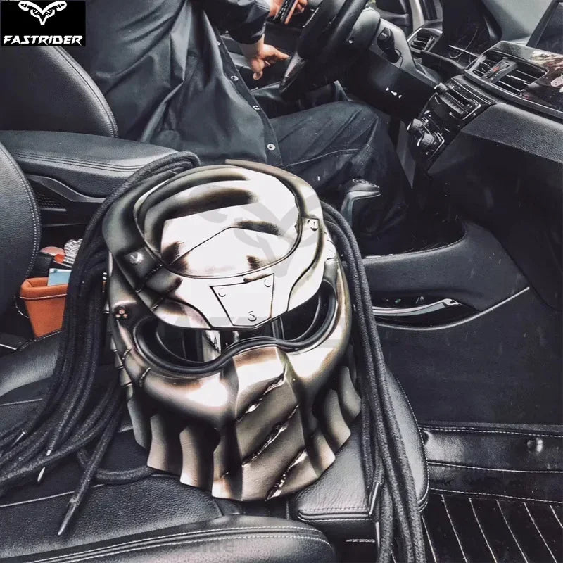 Predator Carbon Fiber Full-face Helmet DOT ECE