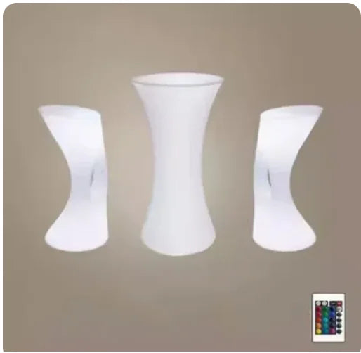 110CM LED Illuminated Round Cocktail Table