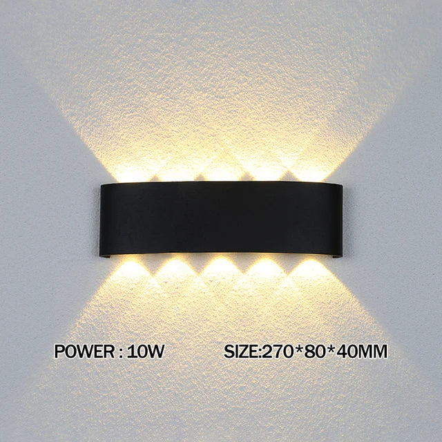LED Plastic Indoor Modern Nordic Sconce