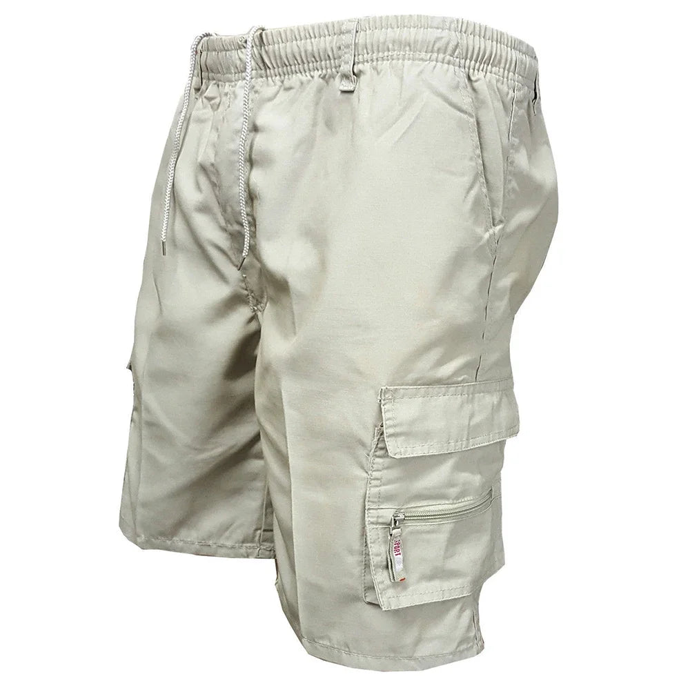 Men's Casual Cargo Shorts Knee-length Multi-pocket