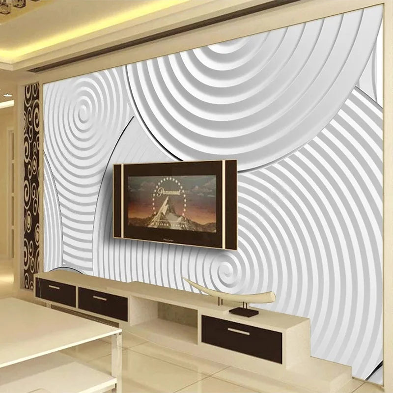 Custom Mural Wallpaper Modern 3D Abstract