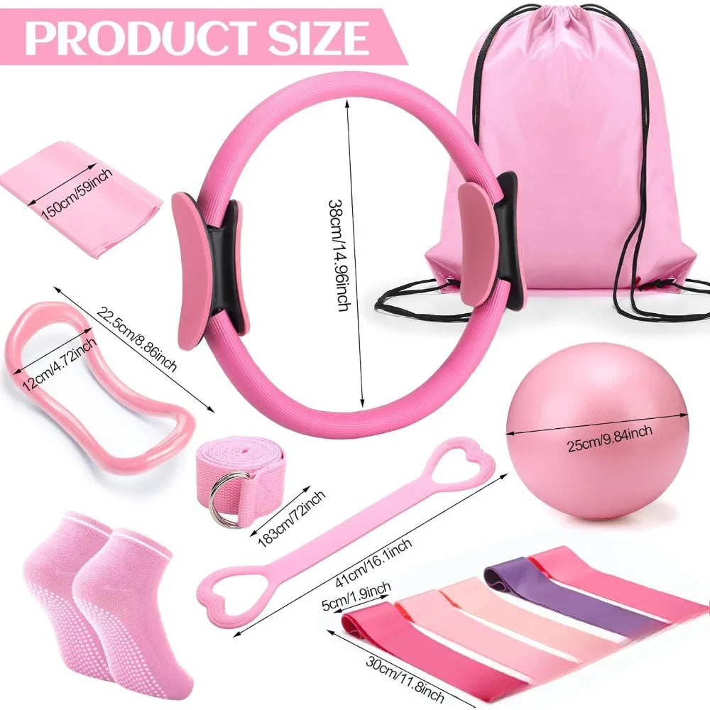 18pc Women's Fitness Equipment Accessories
