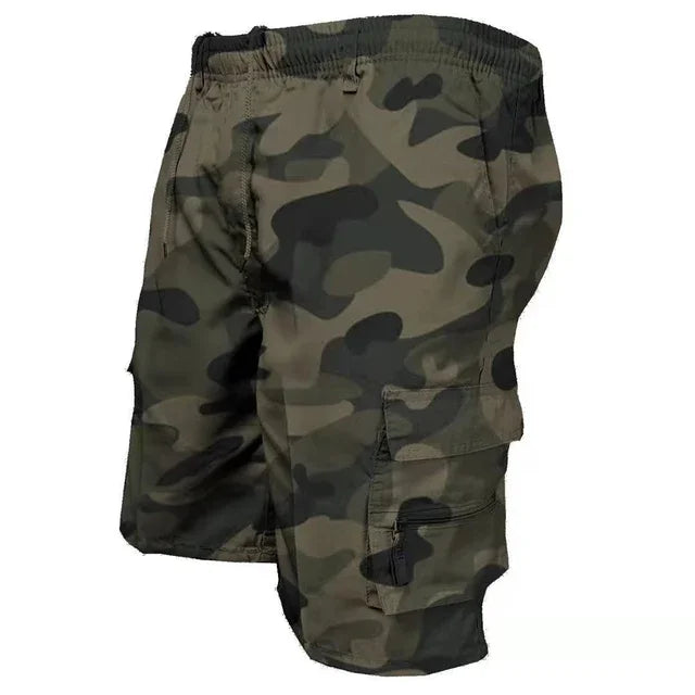 Men's Casual Cargo Shorts Knee-length Multi-pocket