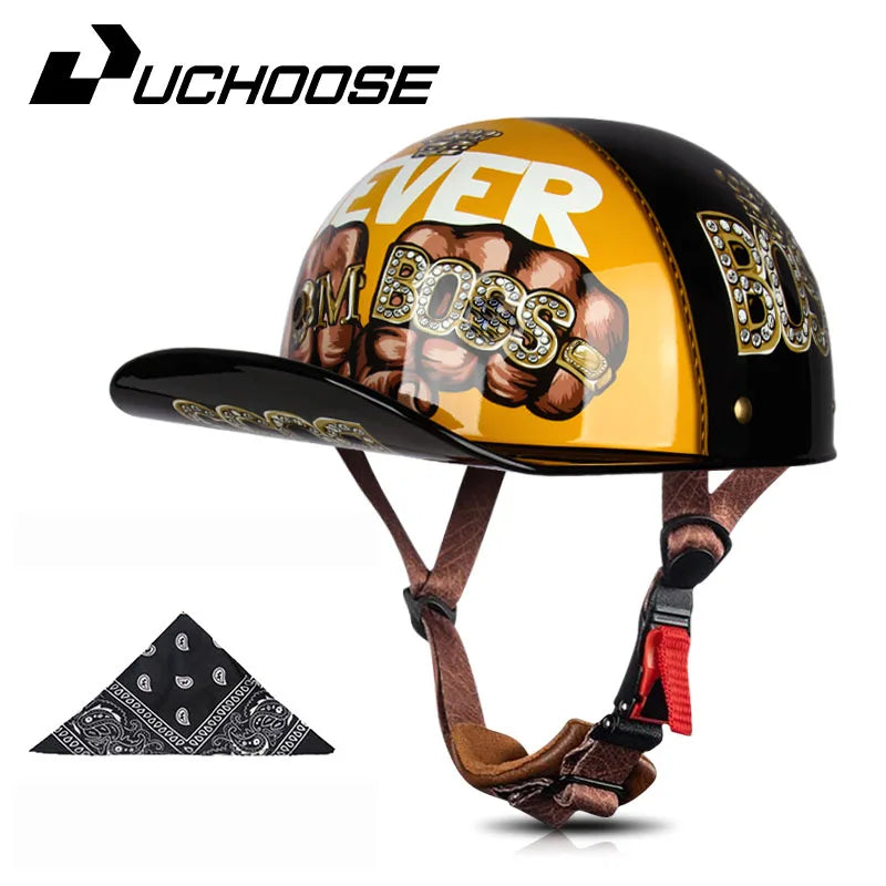 Retro Half Helmet Four Seasons Universal