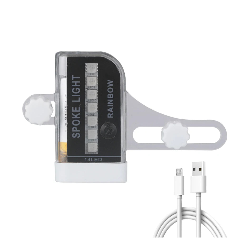 LED Cycling Spoke Lights Rechargeable