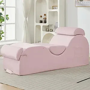 Chaise Lounge Chair with Side Pockets
