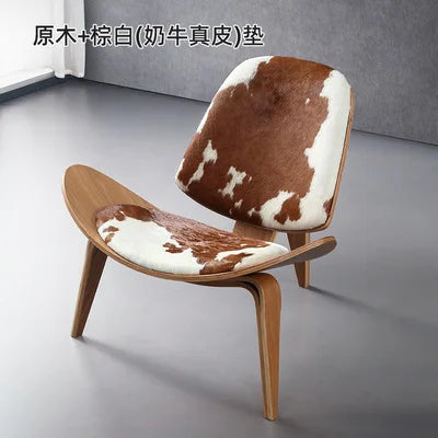 Nordic High-End Light Luxury Solid Wood Leisure Chair