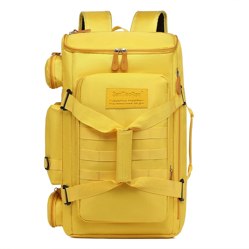 Large Capacity Travel Backpack Wet Dry Separation
