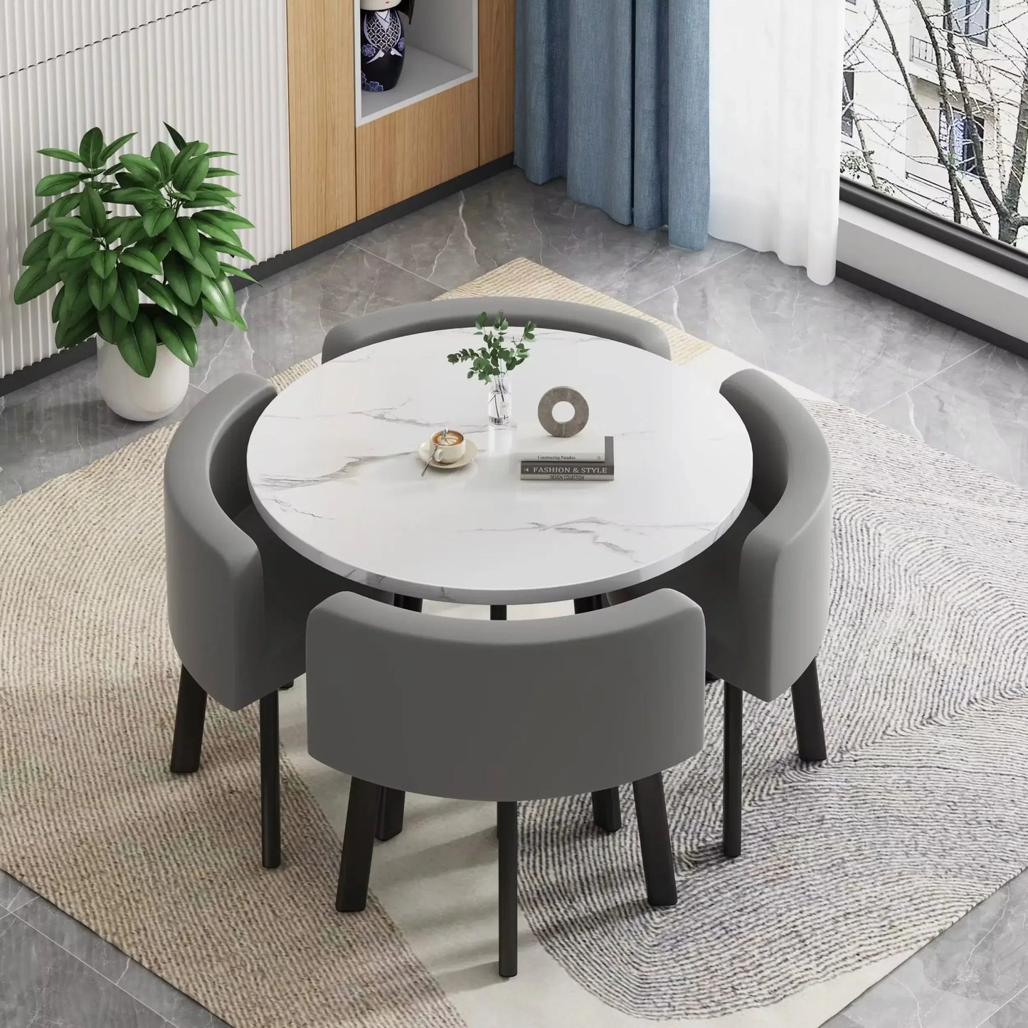 Dining Set Round Table