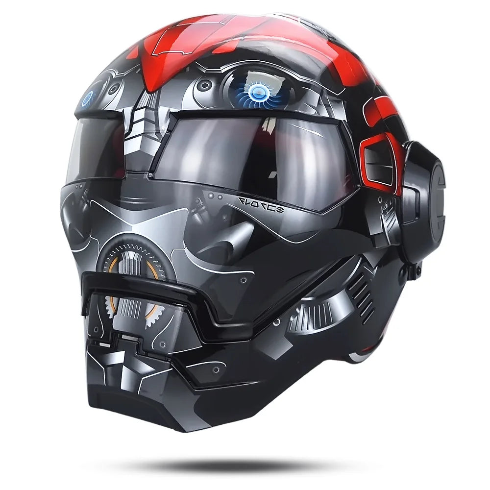 Iron Man Art Flip-up Safety Helmet Accessories