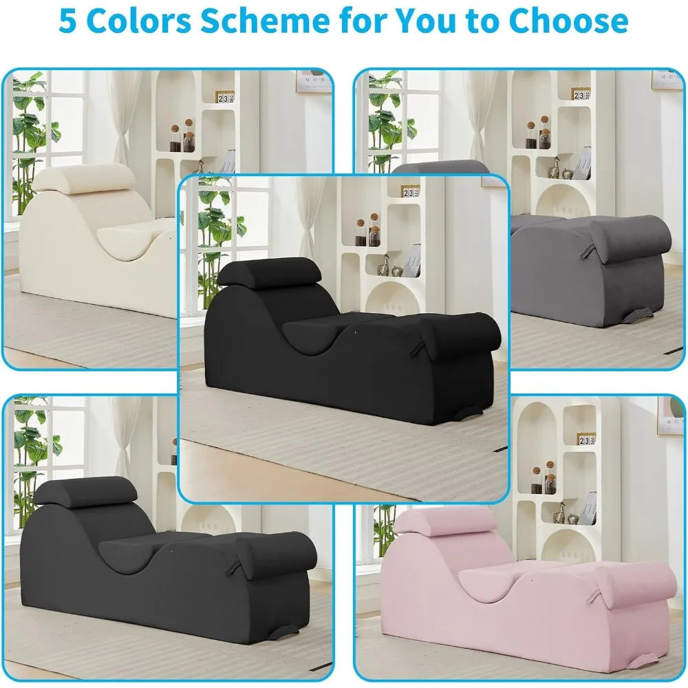 Chaise Lounge Chair with Side Pockets