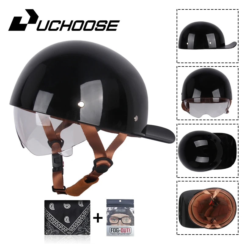 DS Baseball Cap Retro Helmet Vintage Open Face