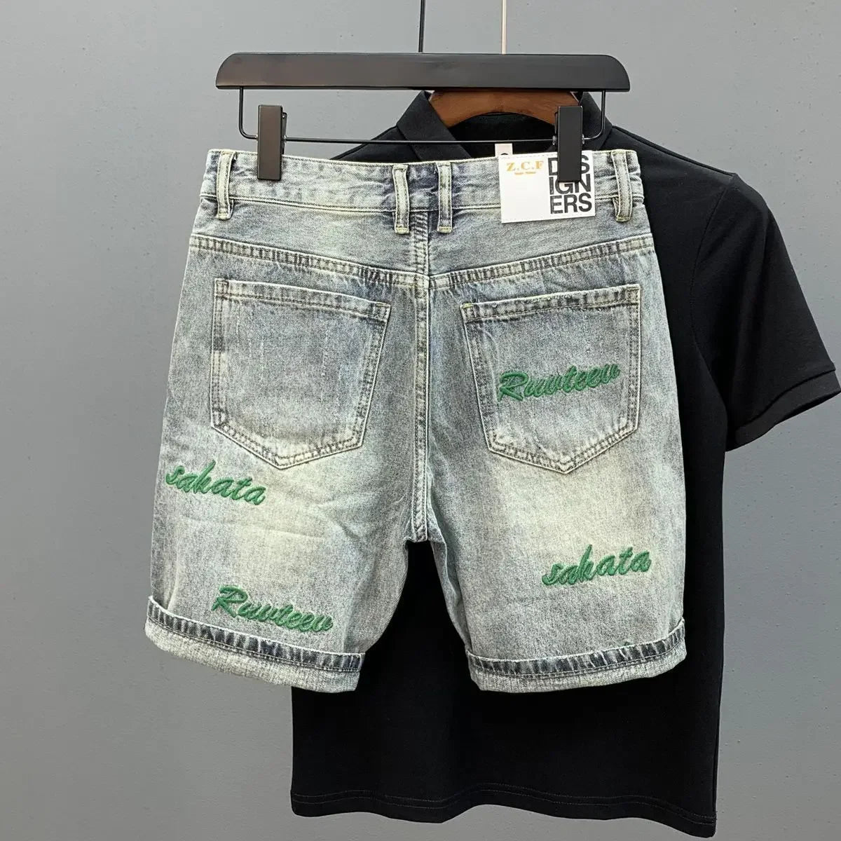 Denim Shorts Slim Vintage Original Blue
