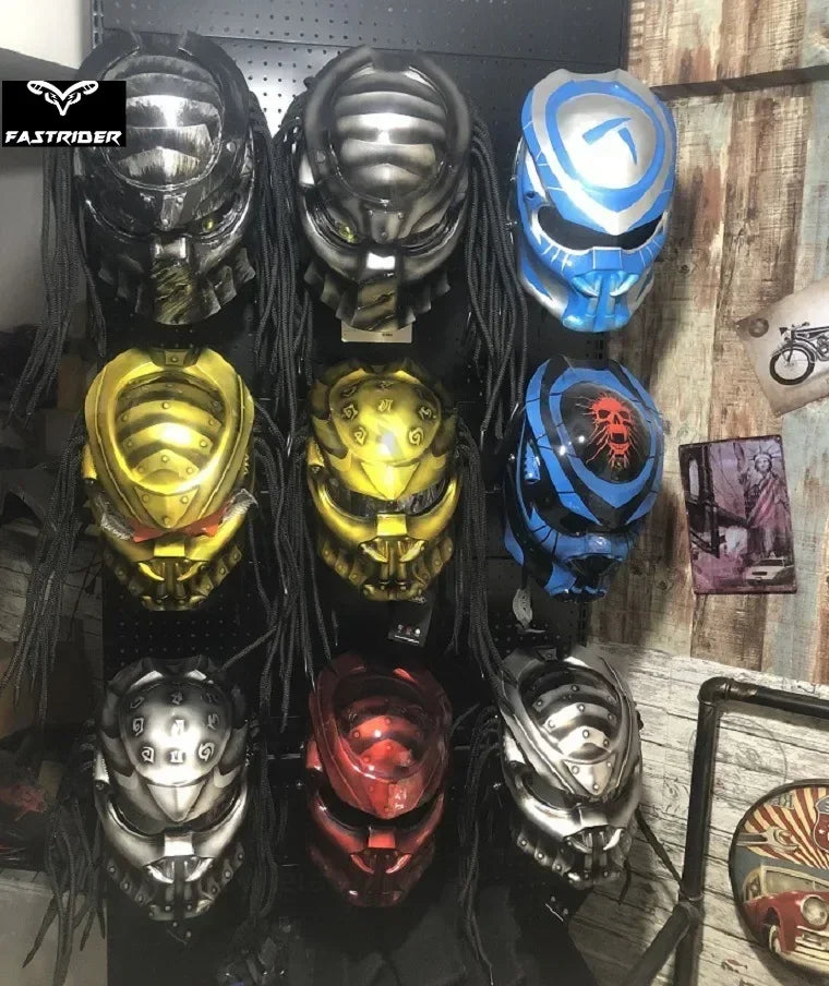 Predator Carbon Fiber Full-face Helmet DOT ECE