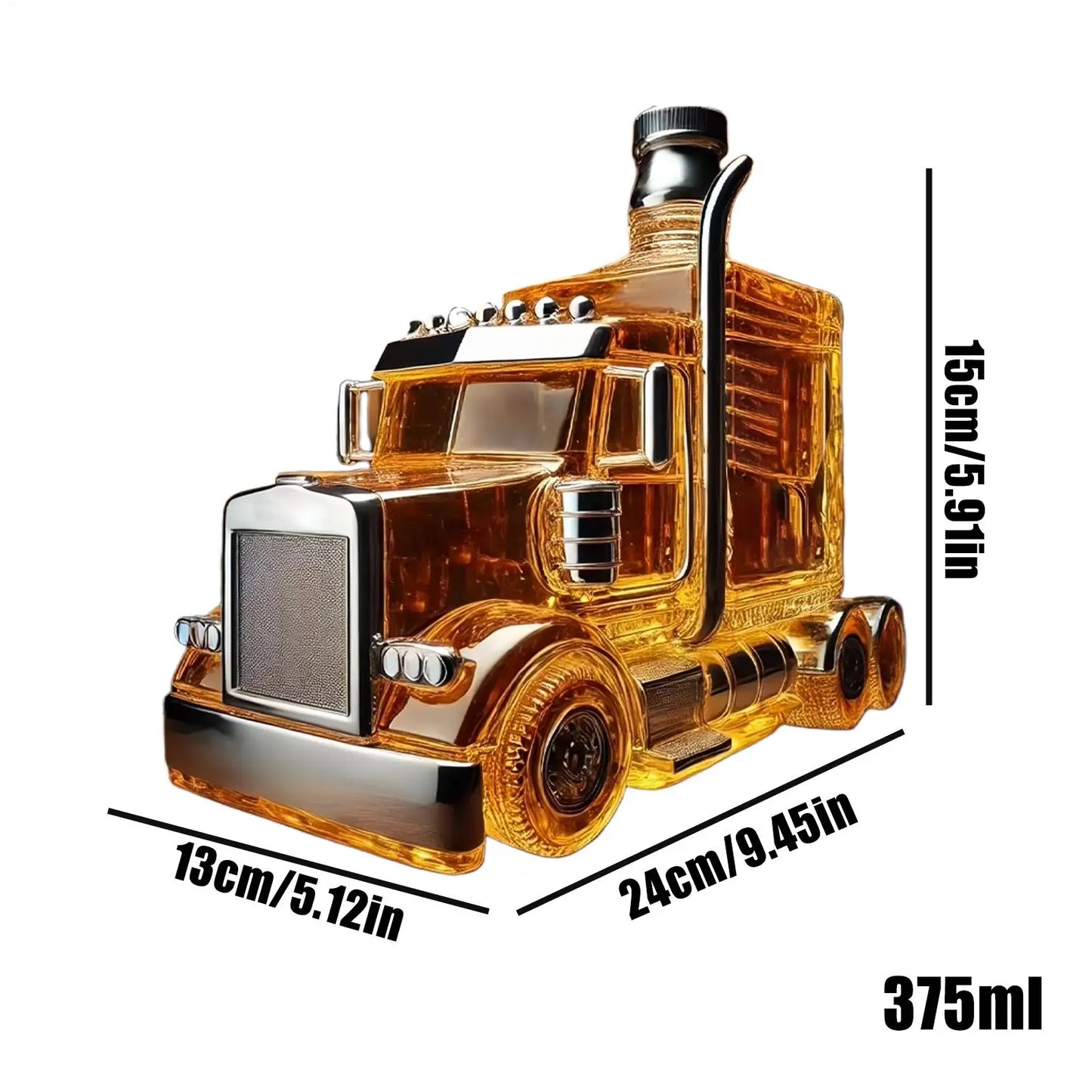 Decanter Half Truck Bourbon Dispenser 375ml