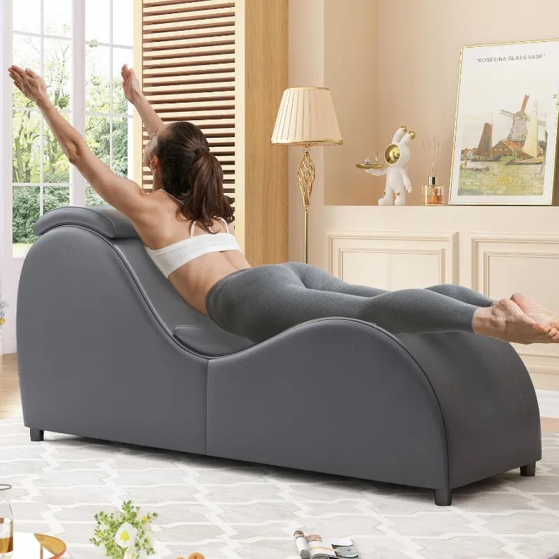 Curved Yoga Sofa for Stretching Relaxing Exercising