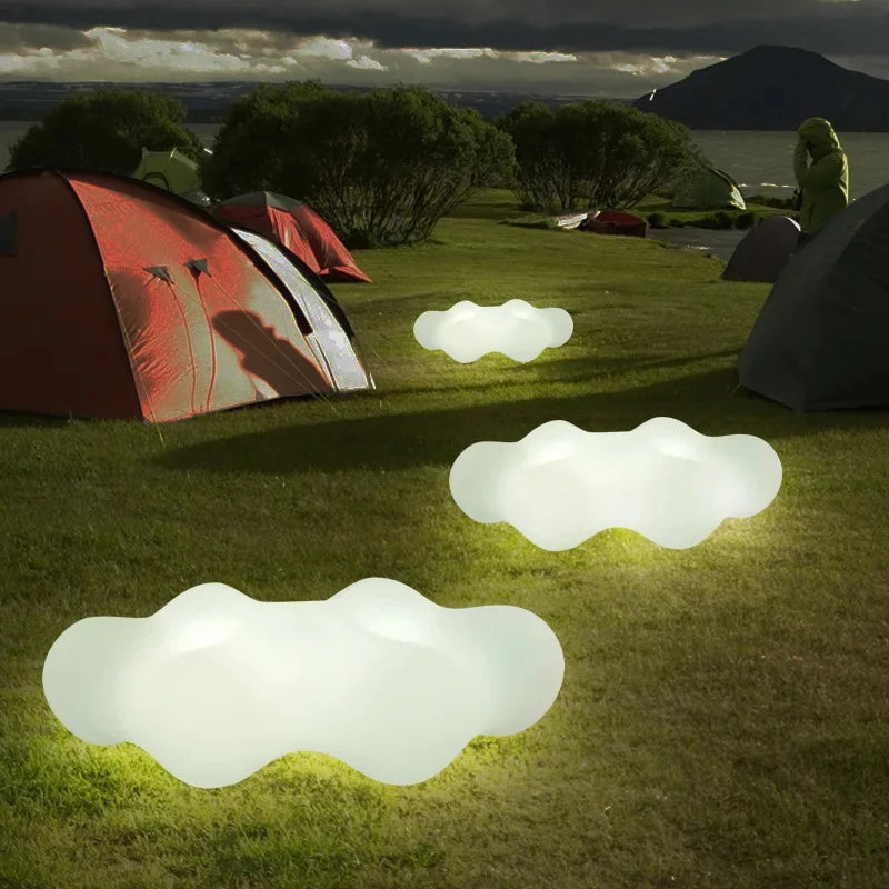 LED Glowing Cloud Rechargeable Waterproof Lounge Sofa
