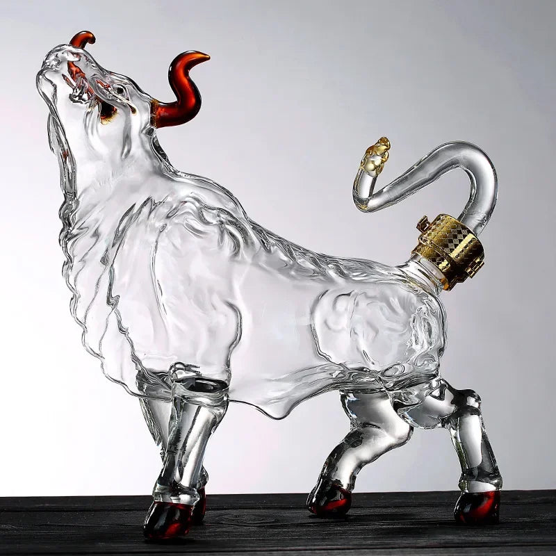 OX YEAR Whisky Decanter Bull Shaped