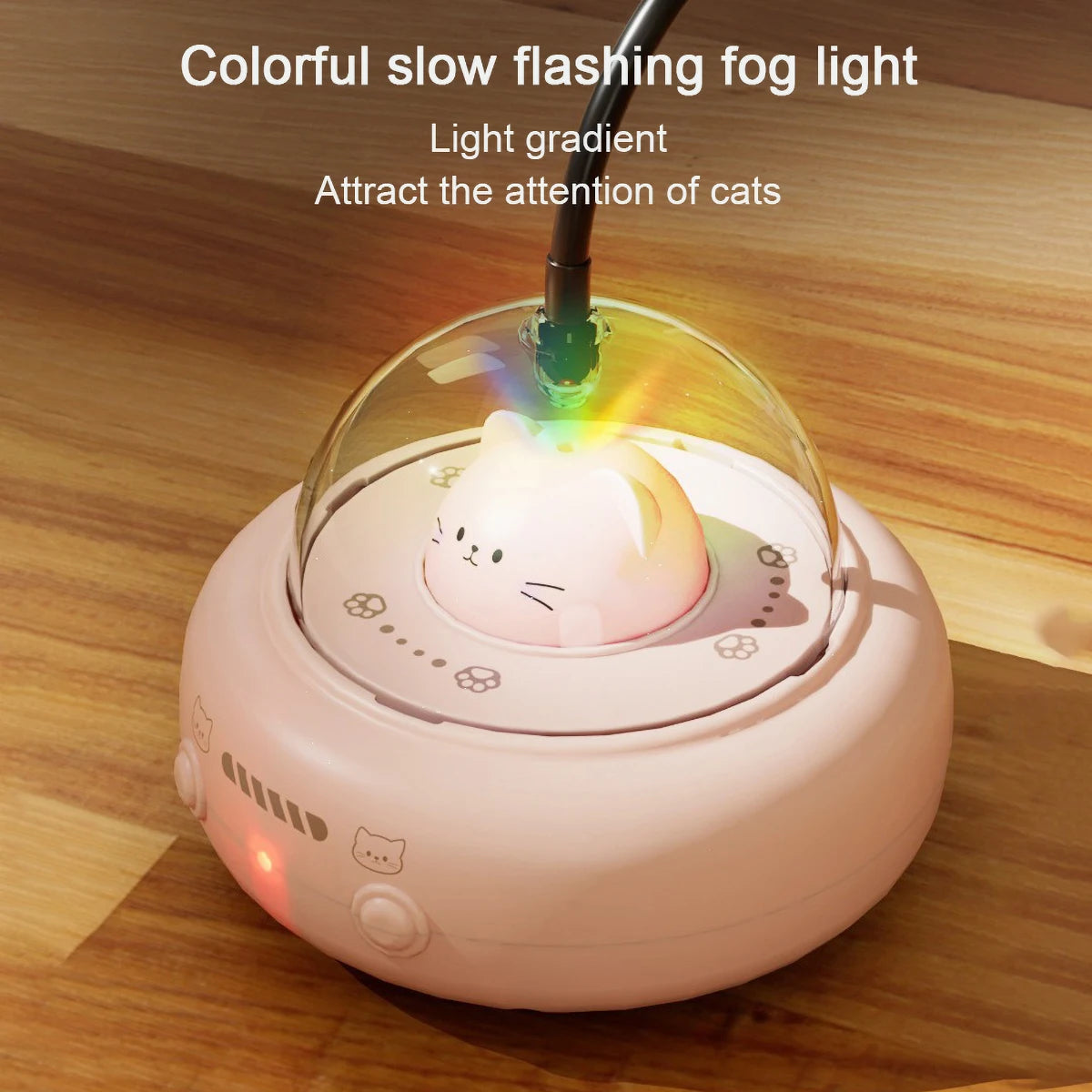 Intelligent Cat Toy Red Dot Laser with Obstacle Avoidance