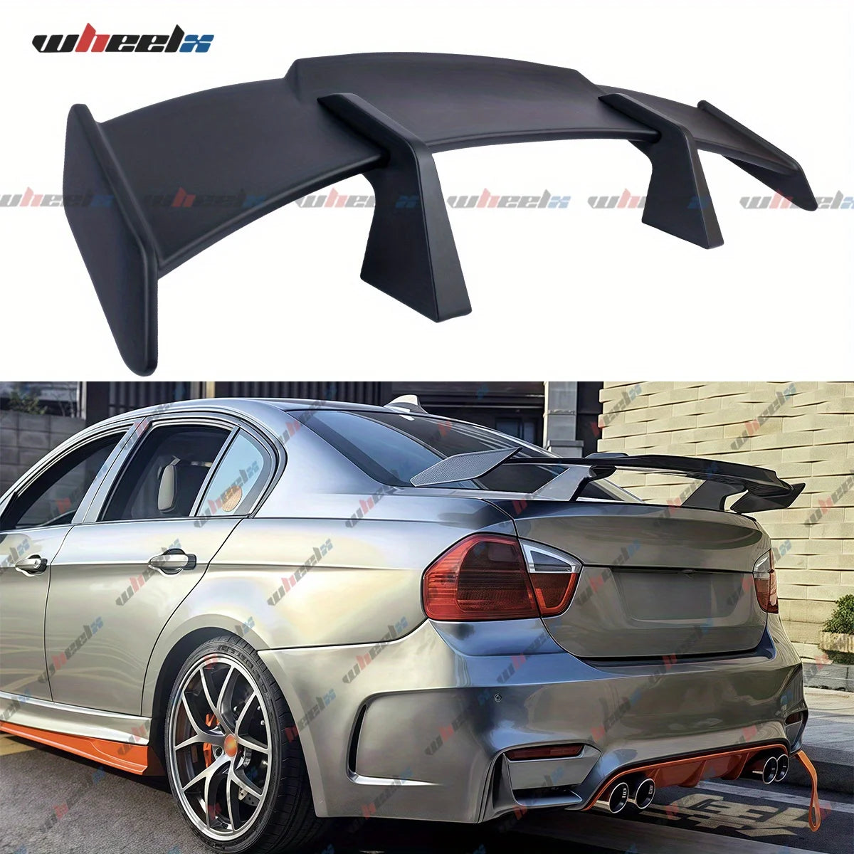 Universal 58 Inch ABS GT Style Trunk Spoiler