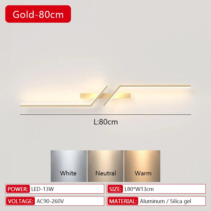 Modern Long Strip Wall Sconces