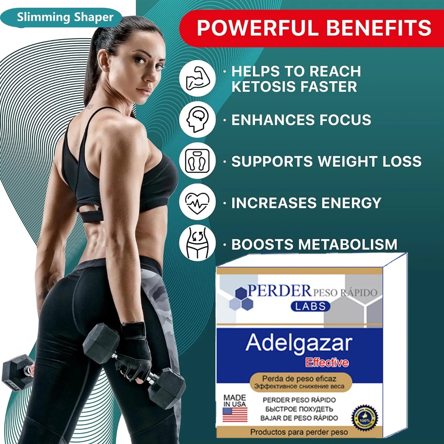 Fat Burning and Cellulite Loss Weight Management Enhanced Slimming Product