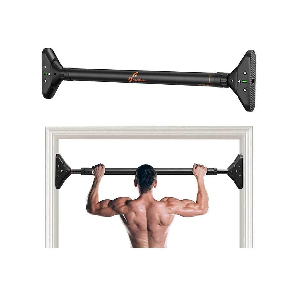Indoor Home Pull Up Bar Adjustable Width Max 440lbs