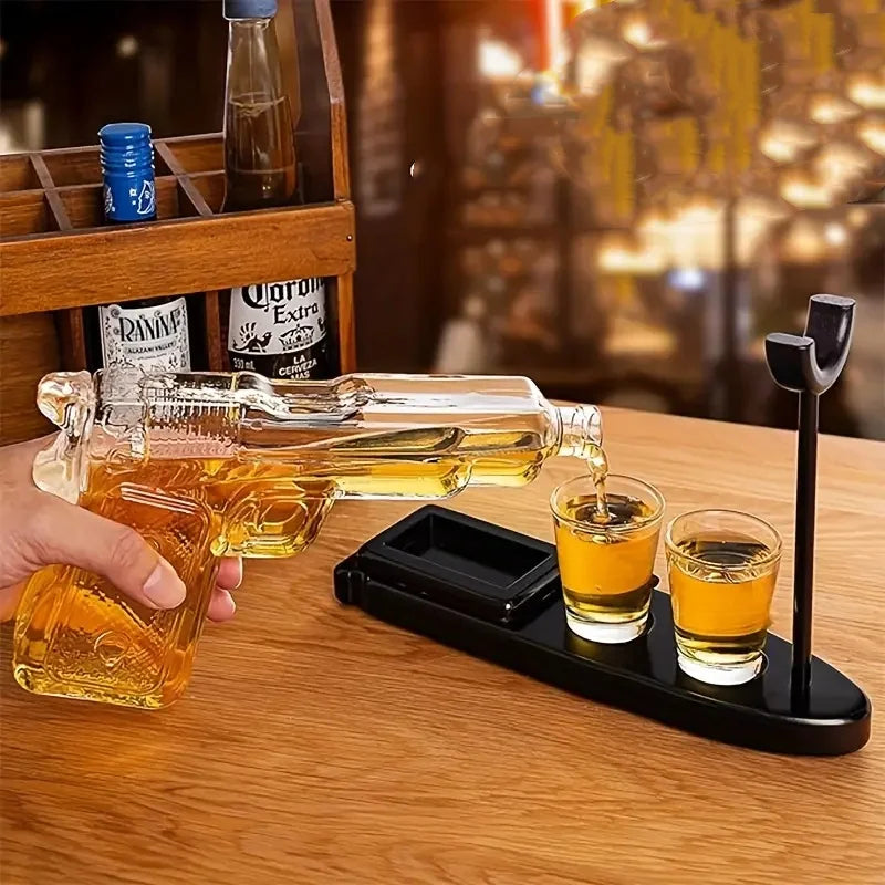 Whiskey Awakener Set with Two 50ml/1.69oz Whiskey Glasses