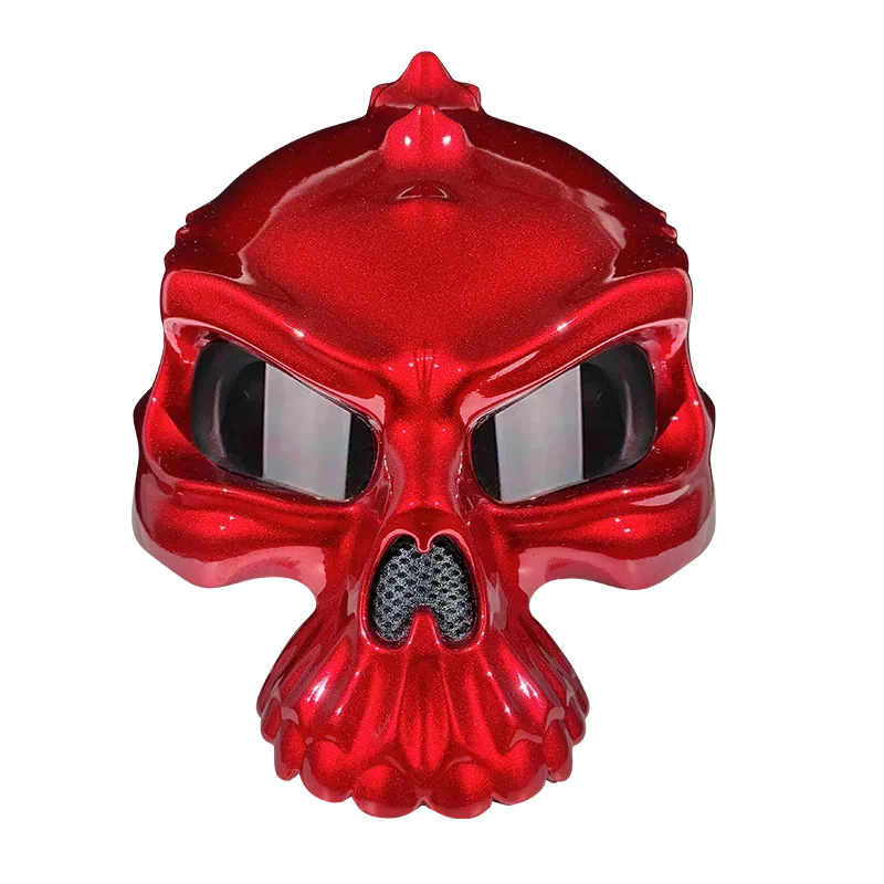 Retro Skull Half Face Motorcycle Helmet – ECE/DOT Approved