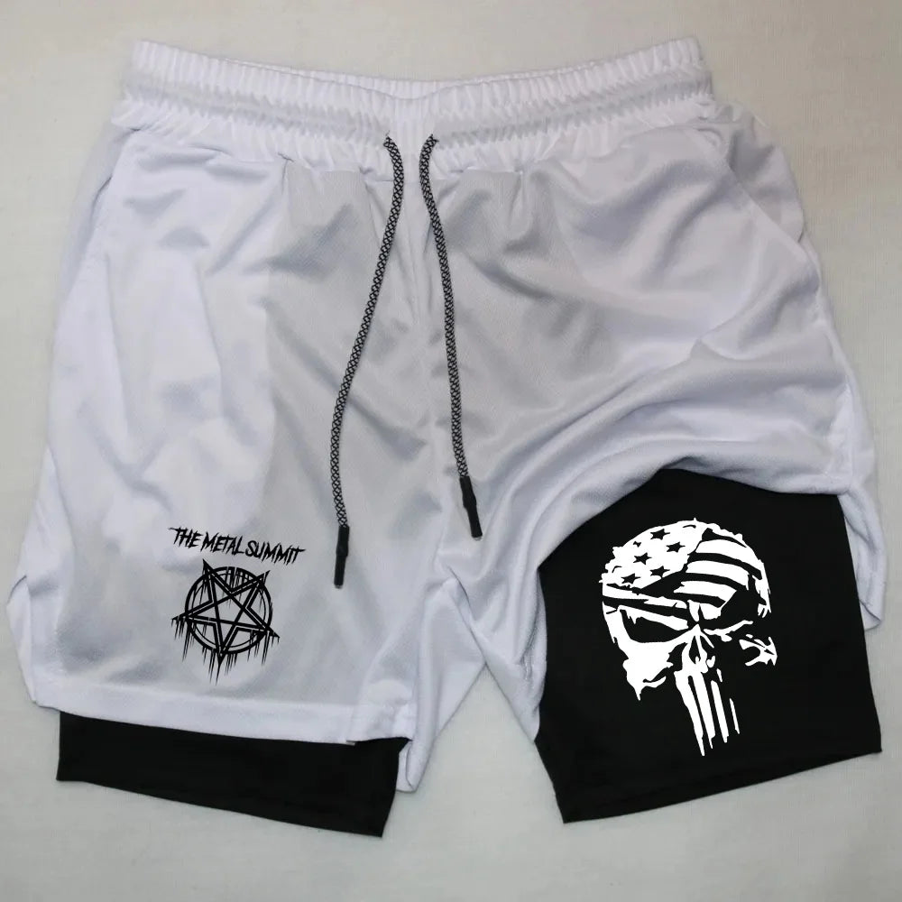 Double Layer Quick-Drying Performance Shorts