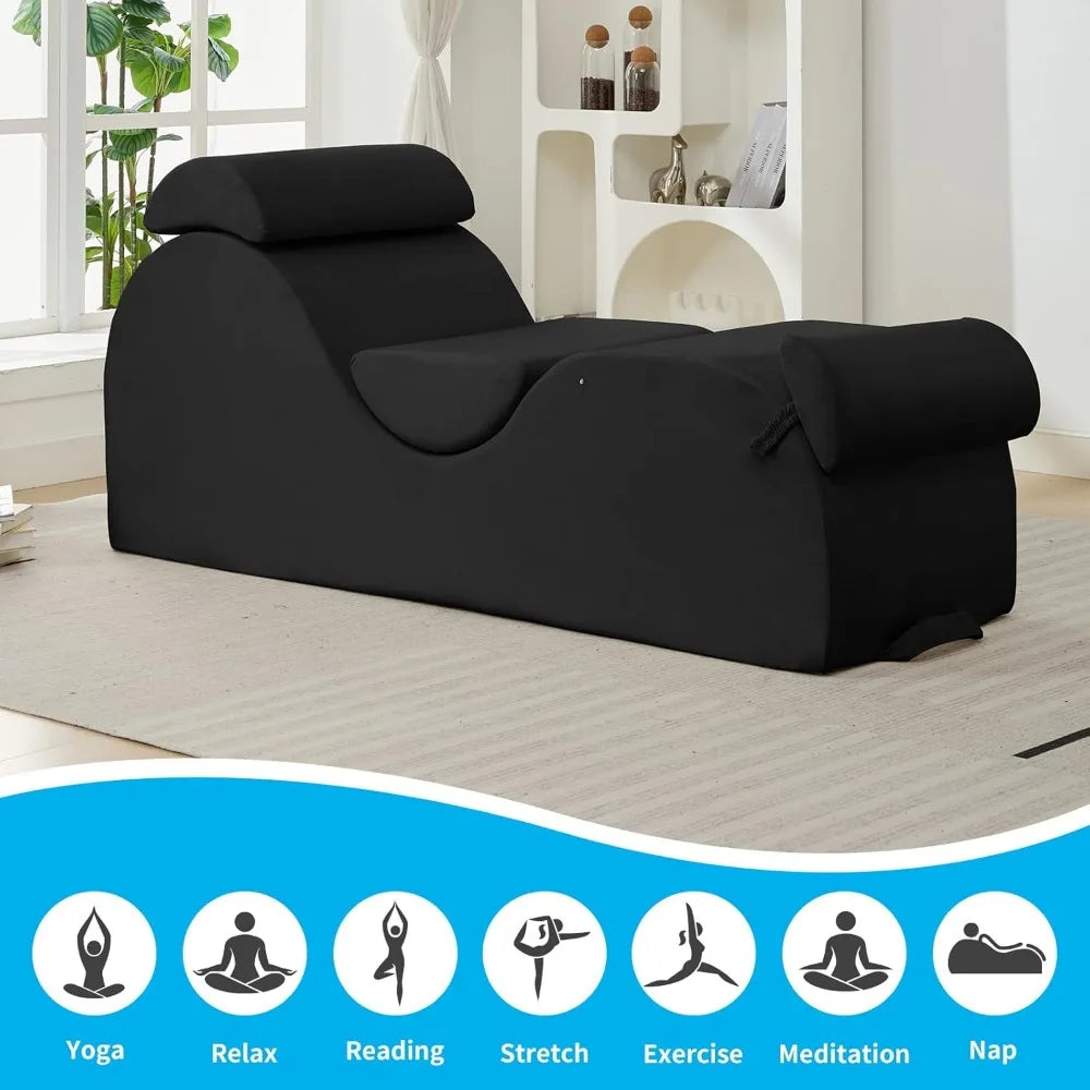 Chaise Lounge Chair with Side Pockets