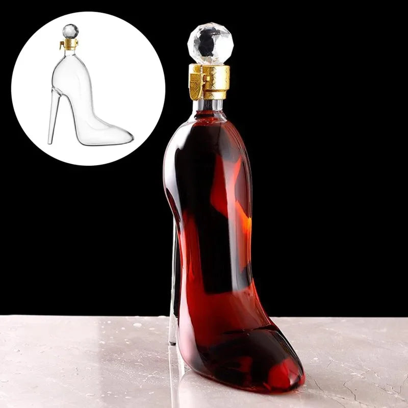 350ml and 700ml High-heeled Shoe Wine Decanter