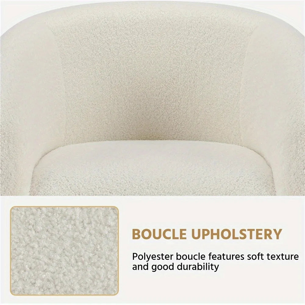 Upholstered Club Chair Accent Barrel